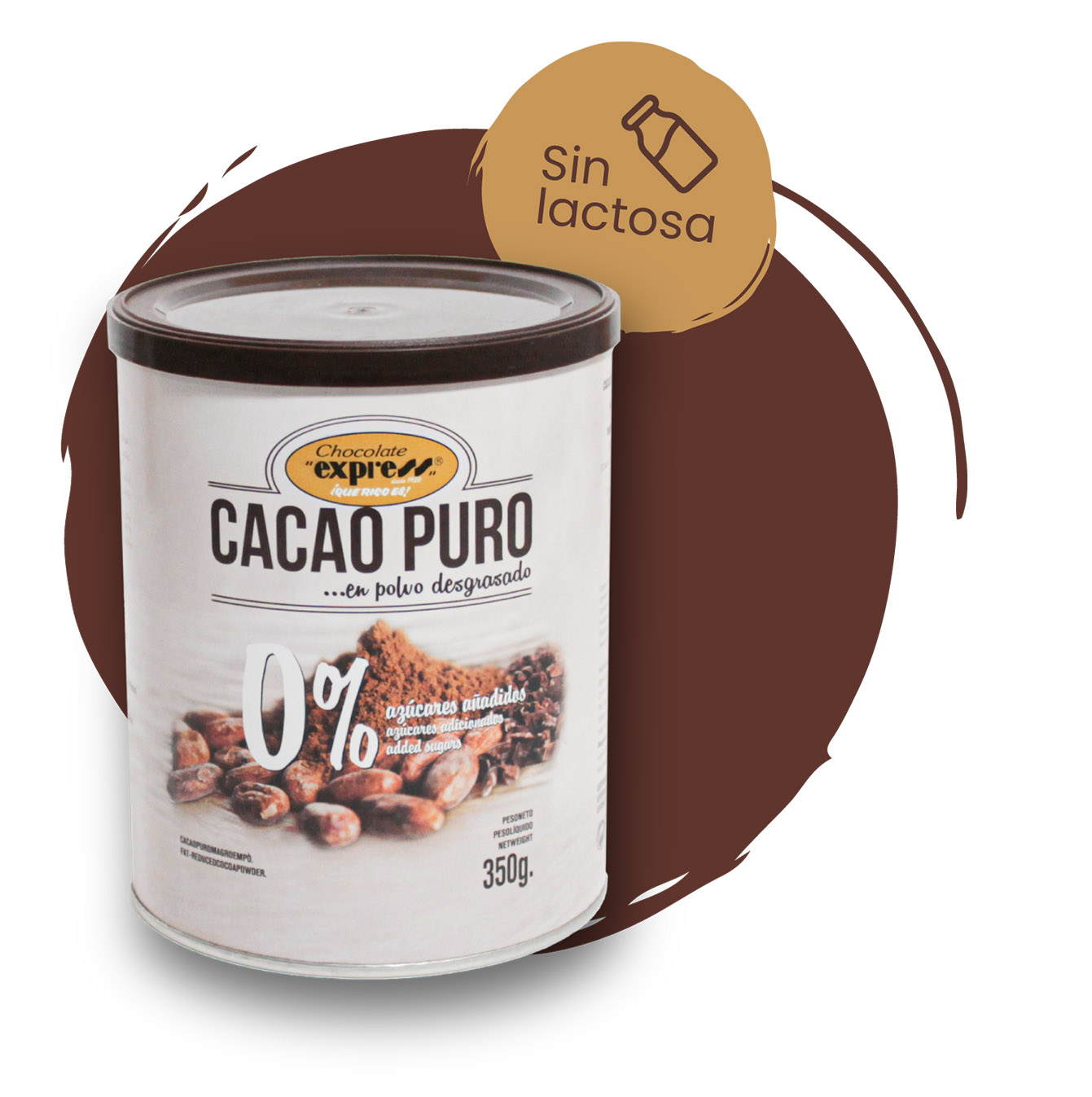 Chocolate y cacao sin lactosa